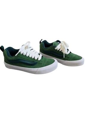 Vans Mwns Knu Skool low-top Green Suede sneakers Size 6.5